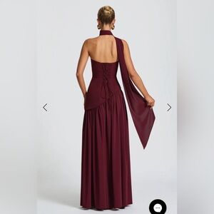 Baby Boo drop waist Burgundy Evening Gown size Small